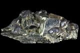 Sphalerite, Pyrite and Quartz Association - Peru #72597-2